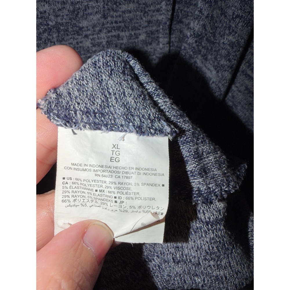Old Navy Womens XL Blue Knit Long Sleeve Drop Shoulder Top Pullover - Picture 3 of 9
